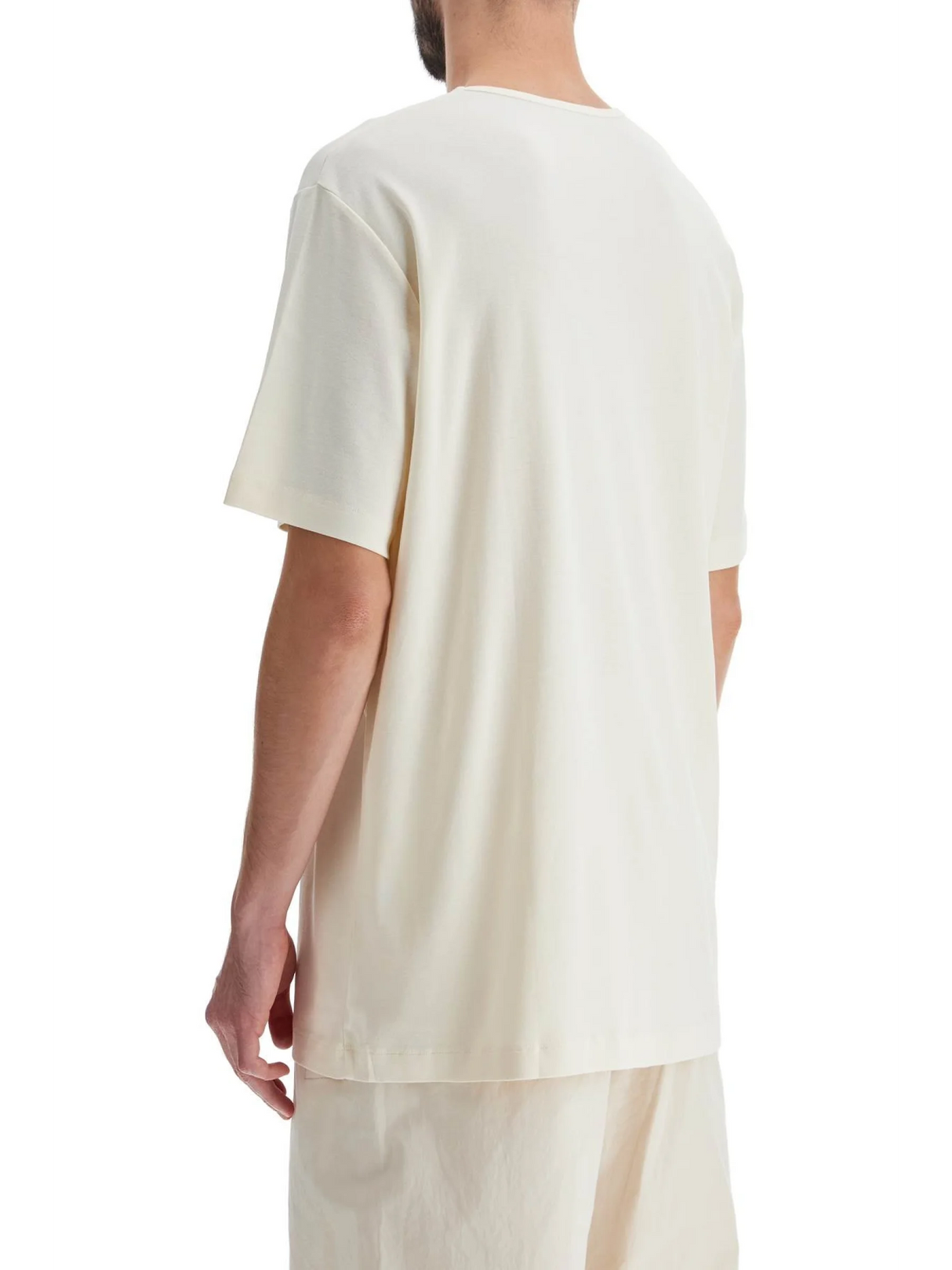 T-shirt With Wide Round Neck