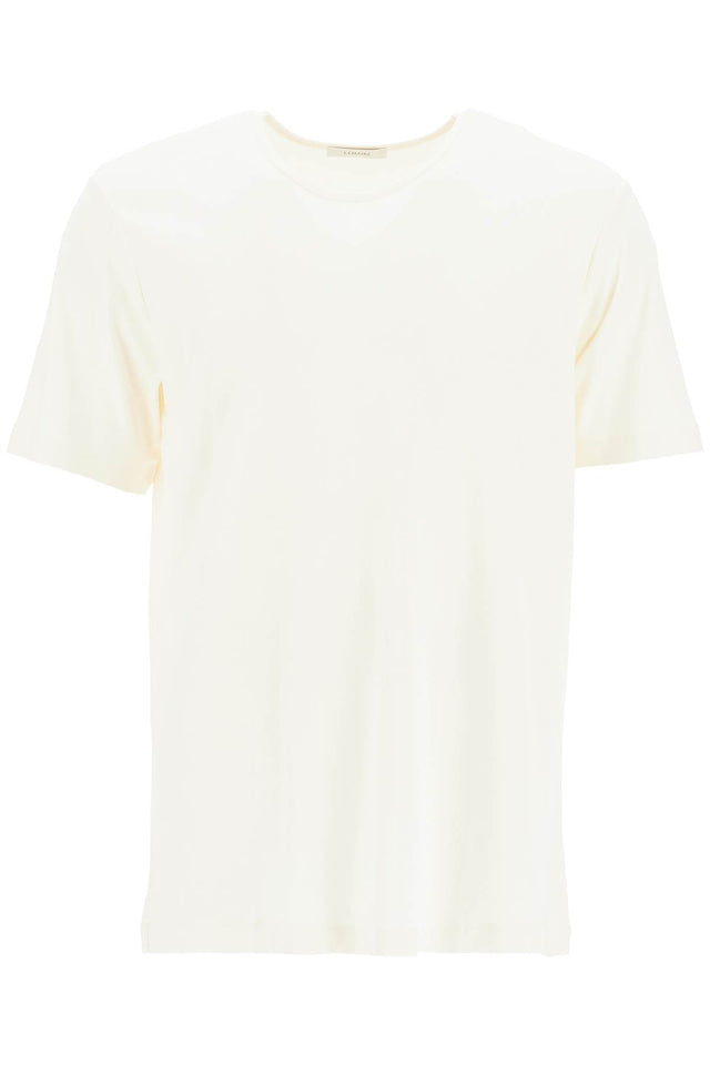 T-shirt With Wide Round Neck