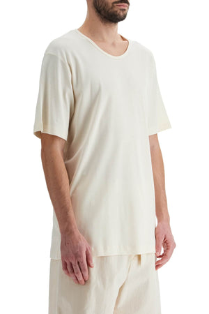 T-shirt With Wide Round Neck