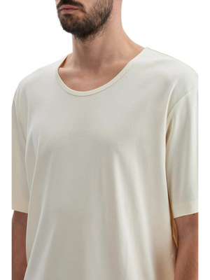 T-shirt With Wide Round Neck