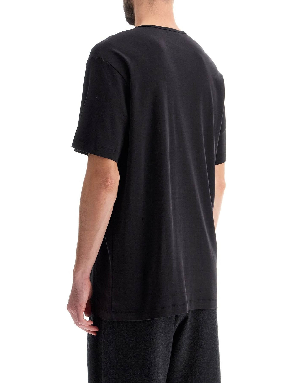 T-shirt With Wide Round Neck