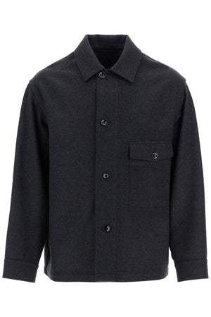 Wool Felt Overshirt In