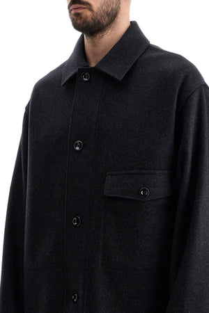 Wool Felt Overshirt In