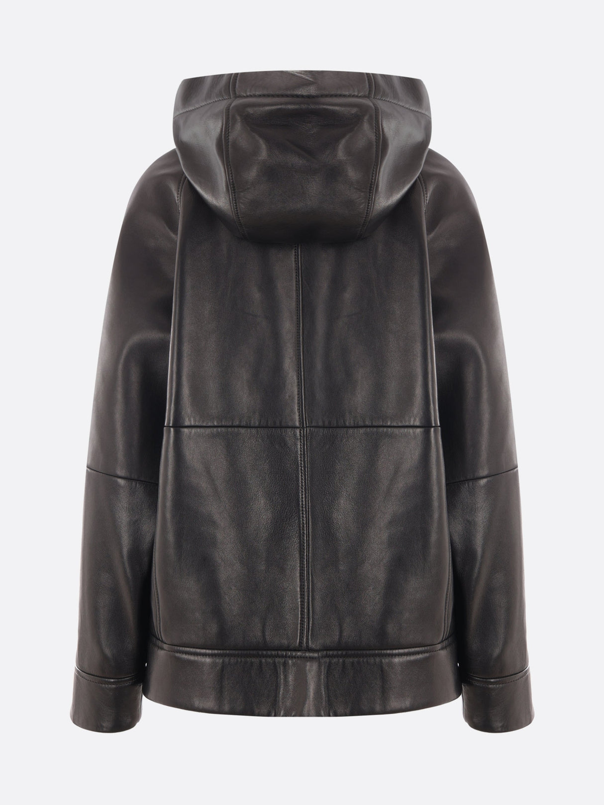 Nappa Full-Zip Leather Jacket-Brunello Cucinelli-JOHN JULIA