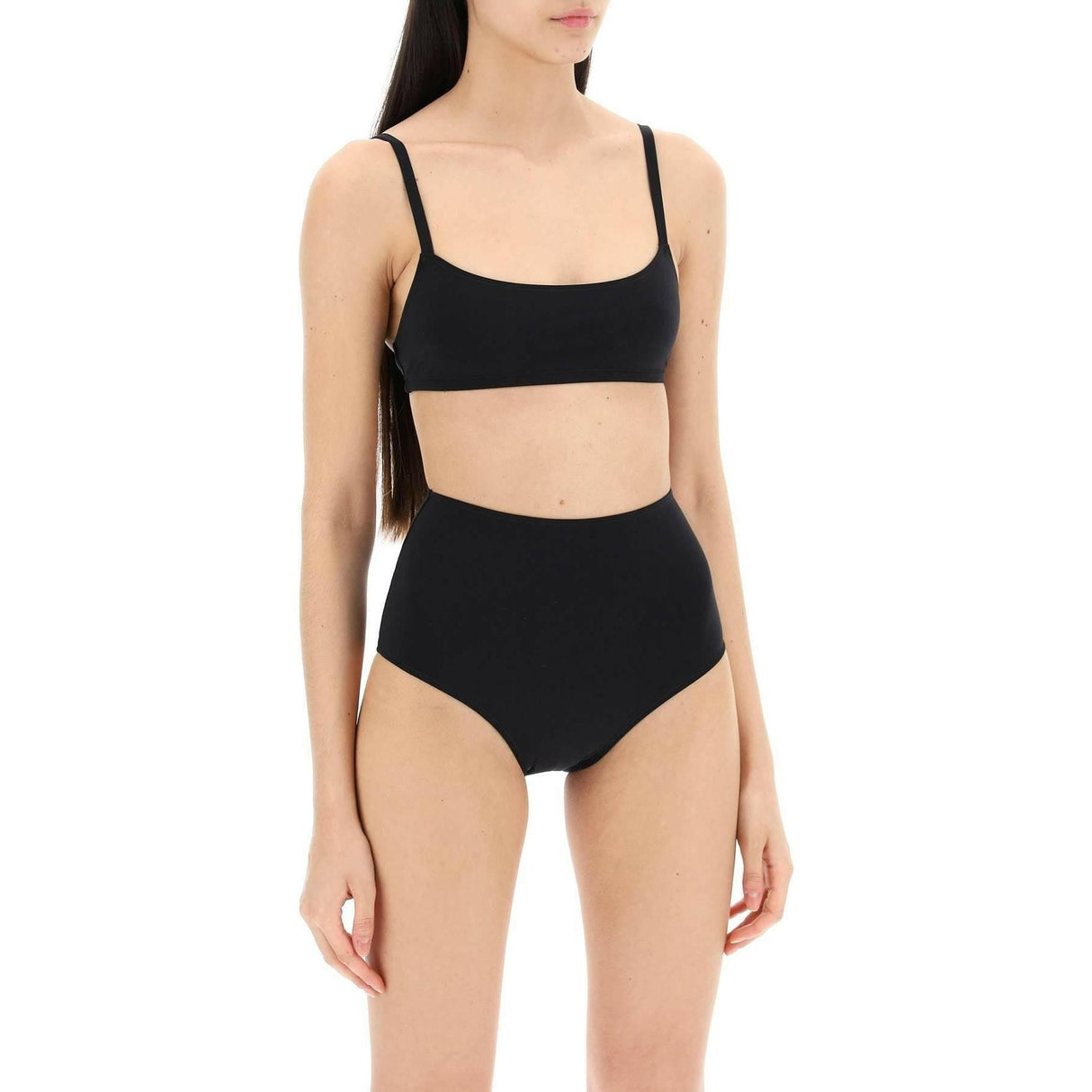 Black Undici High Waisted Bikini Set LIDO JOHN JULIA.