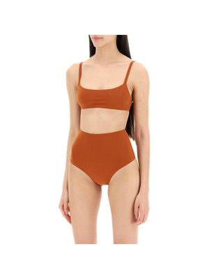 Terracotta Undici High Waisted Bikini Set LIDO JOHN JULIA.