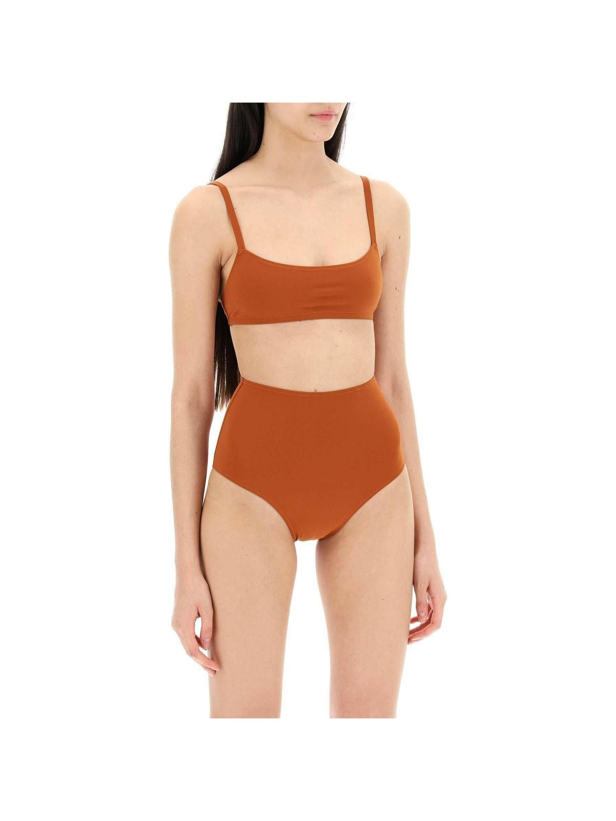 Terracotta Undici High Waisted Bikini Set LIDO JOHN JULIA.