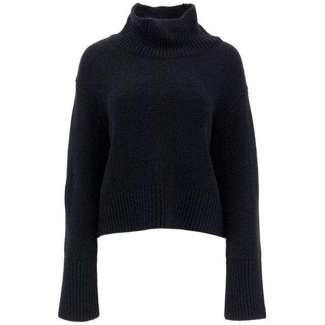 LISA YANG-High Necked Fleur Sweater -JOHN JULIA.