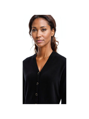 LISA YANG-Marion Cashmere V-Neck Cardigan -JOHN JULIA.