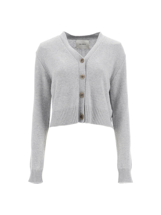 LISA YANG-Marion Cashmere V-Neck Cardigan -JOHN JULIA.