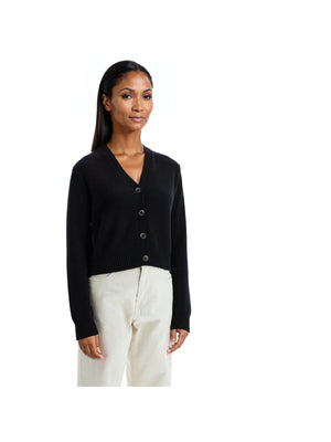 LISA YANG-Marion Cashmere V-Neck Cardigan -JOHN JULIA.