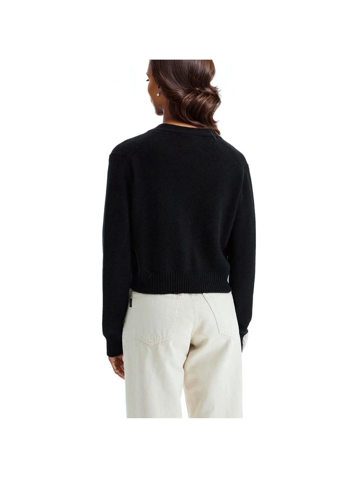 LISA YANG-Marion Cashmere V-Neck Cardigan -JOHN JULIA.