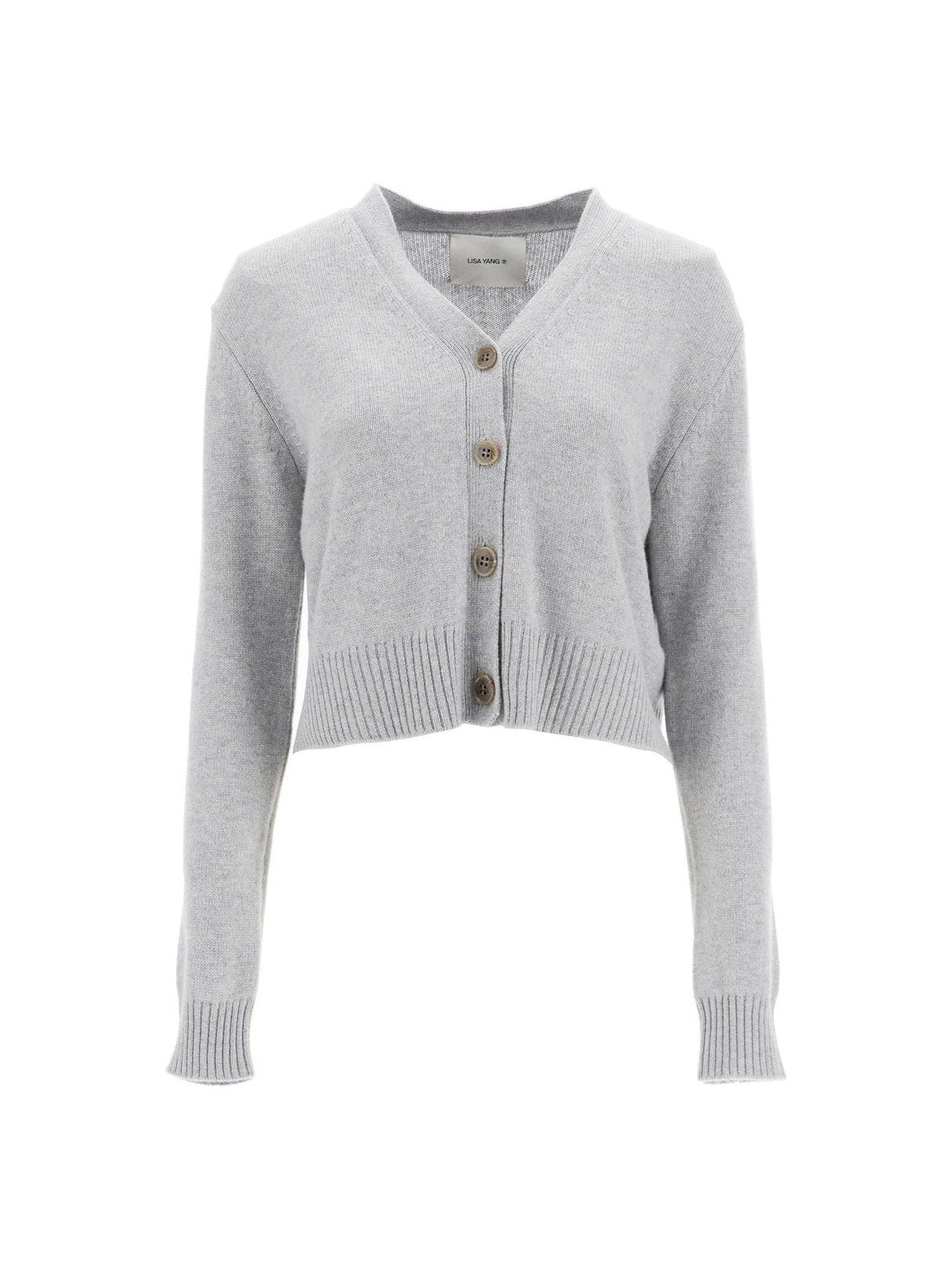 LISA YANG-Marion Cashmere V-Neck Cardigan -JOHN JULIA.