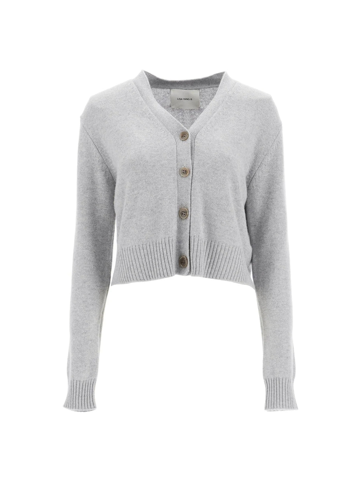 LISA YANG-Marion Cashmere V-Neck Cardigan -JOHN JULIA.