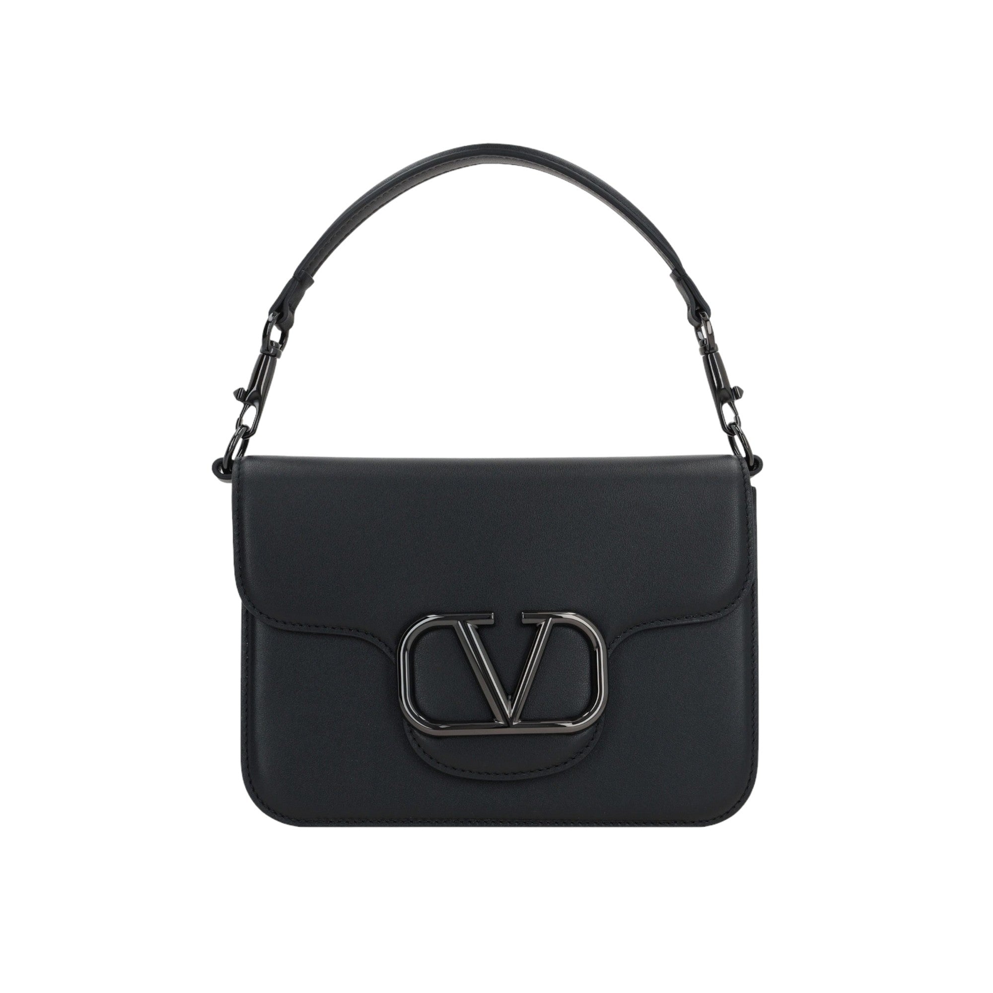 Locò Smooth Leather Shoulder Bag-VALENTINO GARAVANI-JOHN JULIA