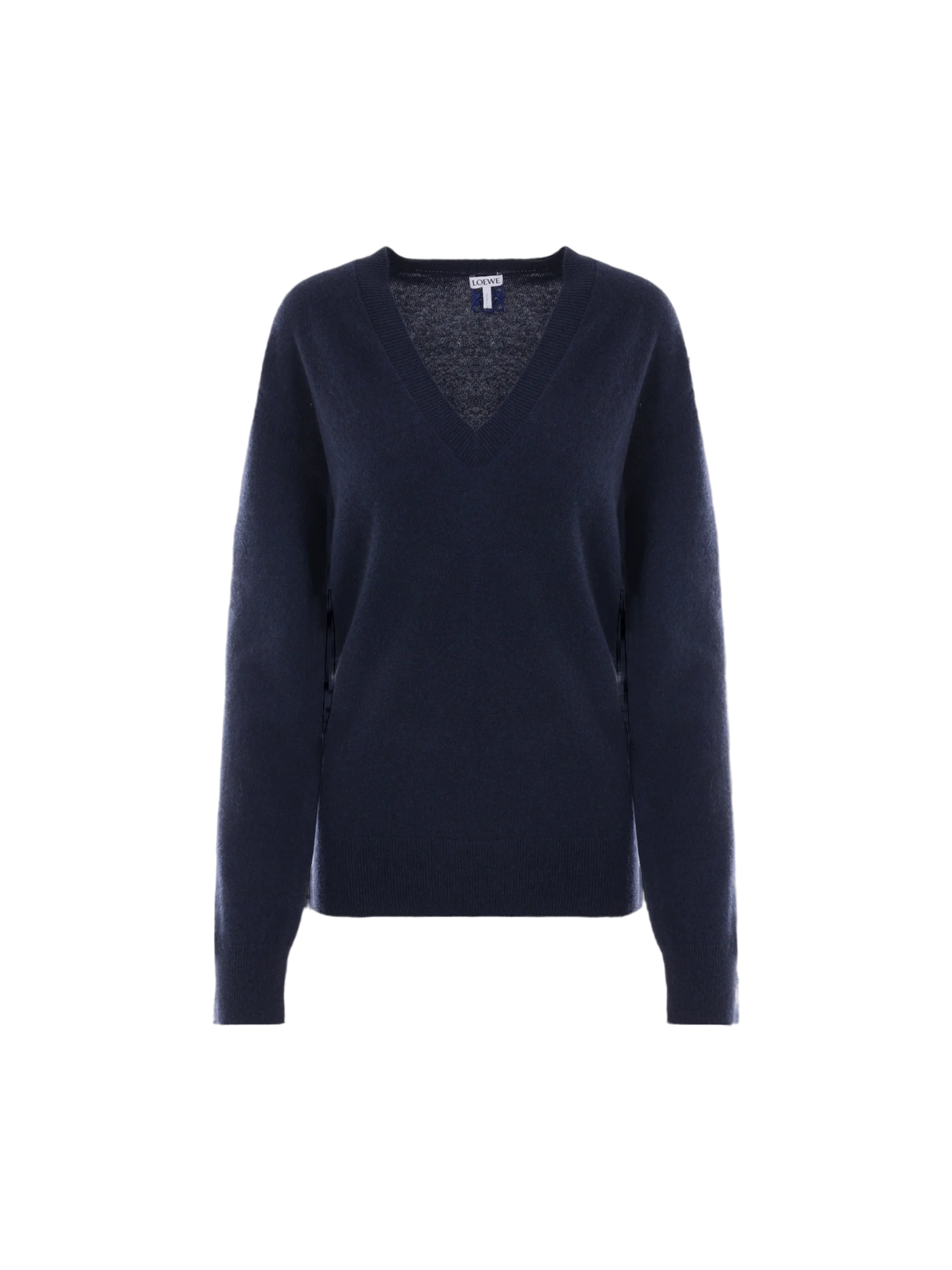 Anagram Embroidered Cashmere Sweater-LOEWE-JOHN JULIA