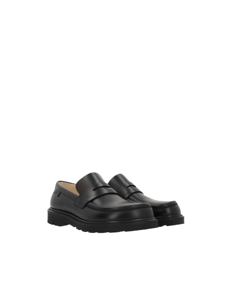 Blaze Smooth Leather Loafers-LOEWE-JOHN JULIA