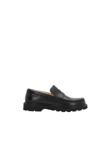 Blaze Smooth Leather Loafers-LOEWE-JOHN JULIA