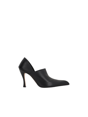 Comic Folded Leather Pumps-LOEWE-JOHN JULIA