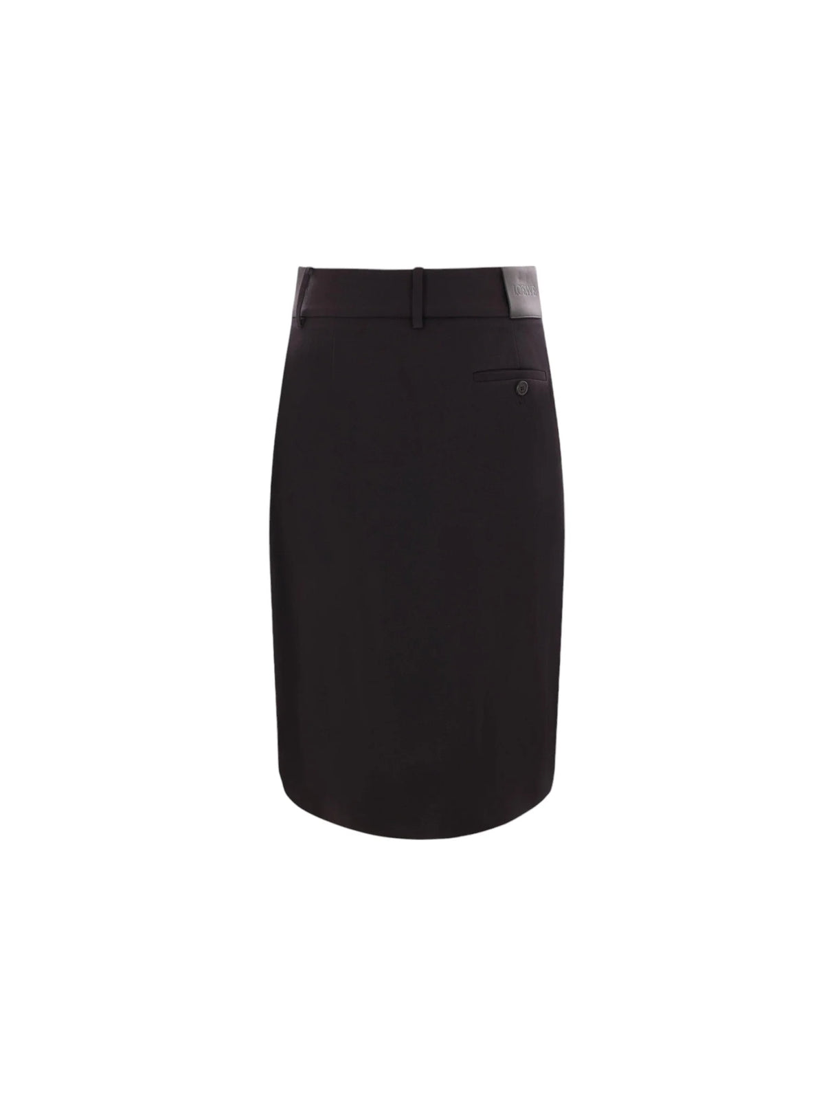 Cotton and Silk Wrap Skirt-LOEWE-JOHN JULIA