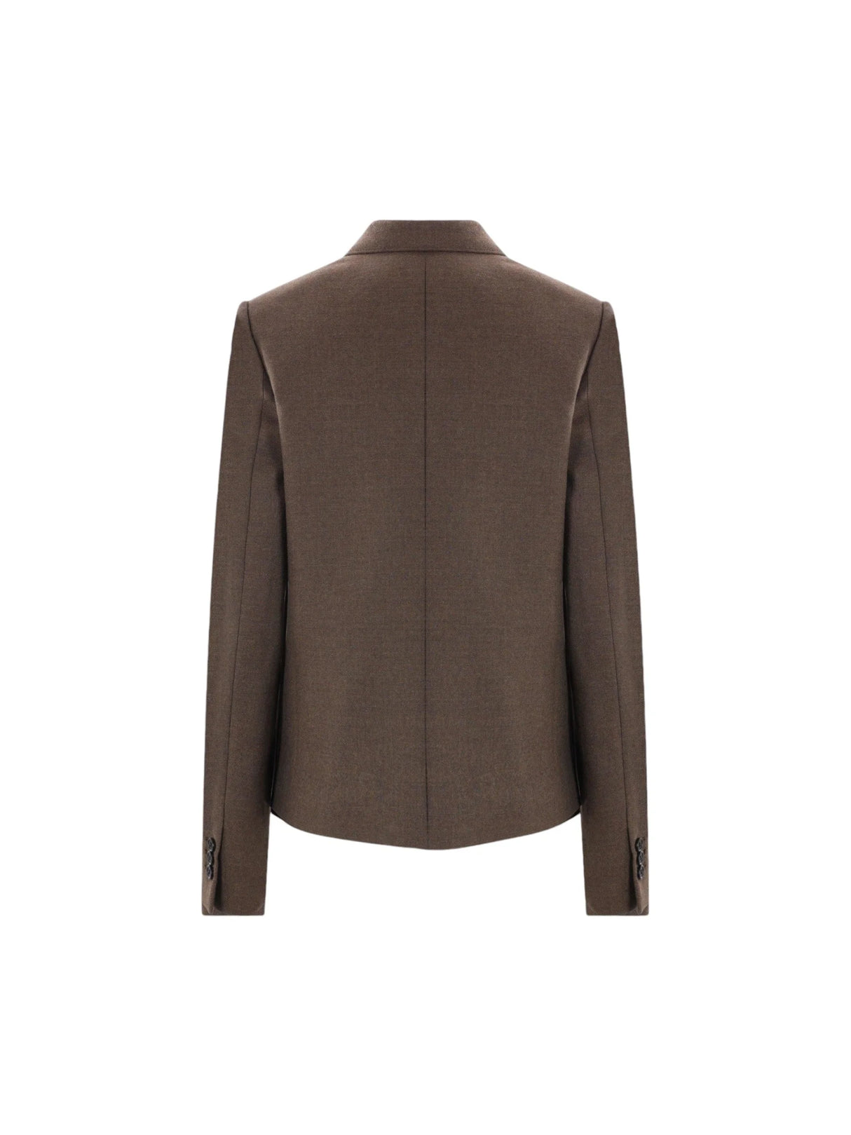 Double-breasted Wool Jacket-LOEWE-JOHN JULIA