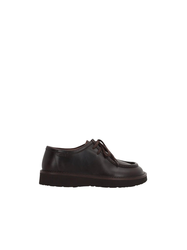 Faro Smooth Leather Lace-up Shoes-LOEWE-JOHN JULIA