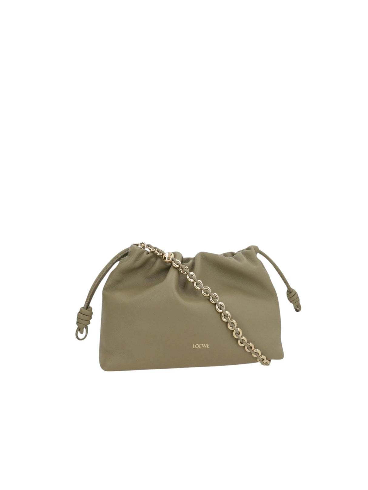 Flamenco Green Nappa Leather Shoulder Bag-LOEWE-JOHN JULIA