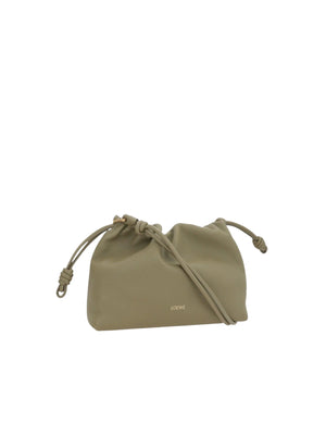 Flamenco Green Nappa Leather Shoulder Bag-LOEWE-JOHN JULIA