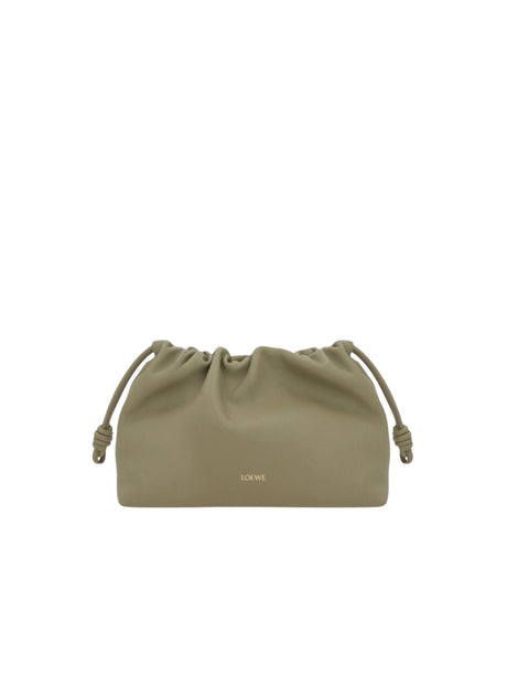 Flamenco Green Nappa Leather Shoulder Bag-LOEWE-JOHN JULIA