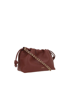 Flamenco Nappa Leather Shoulder Bag-LOEWE-JOHN JULIA