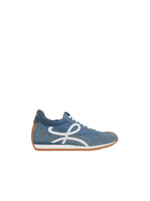 Flow Nylon and Brushed Suede Sneakers-LOEWE-JOHN JULIA