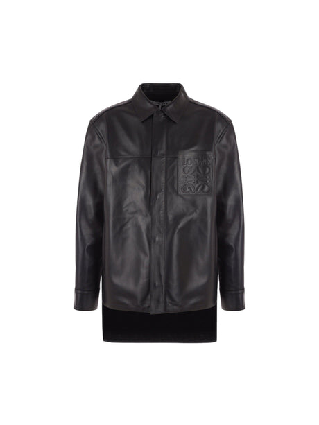 Leather Jacket-LOEWE-JOHN JULIA