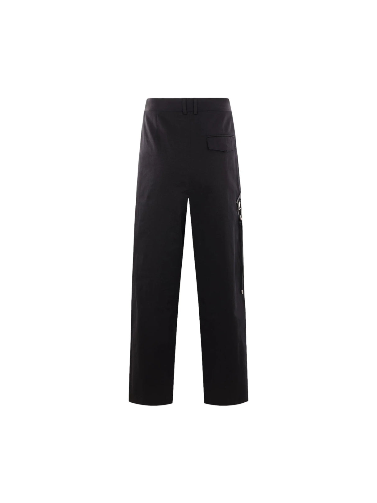 Loose-fit Compact Cotton Trousers-LOEWE-JOHN JULIA