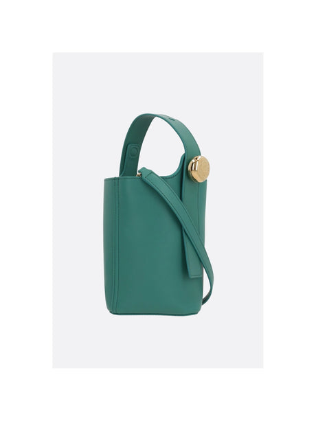 Mini Bucket Bag In Smooth Leather-LOEWE-JOHN JULIA