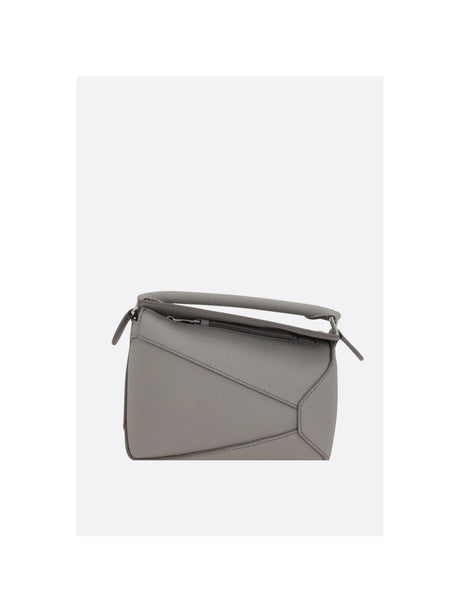 Puzzle Edge Mini Handbag In Grainy Leather-LOEWE-JOHN JULIA