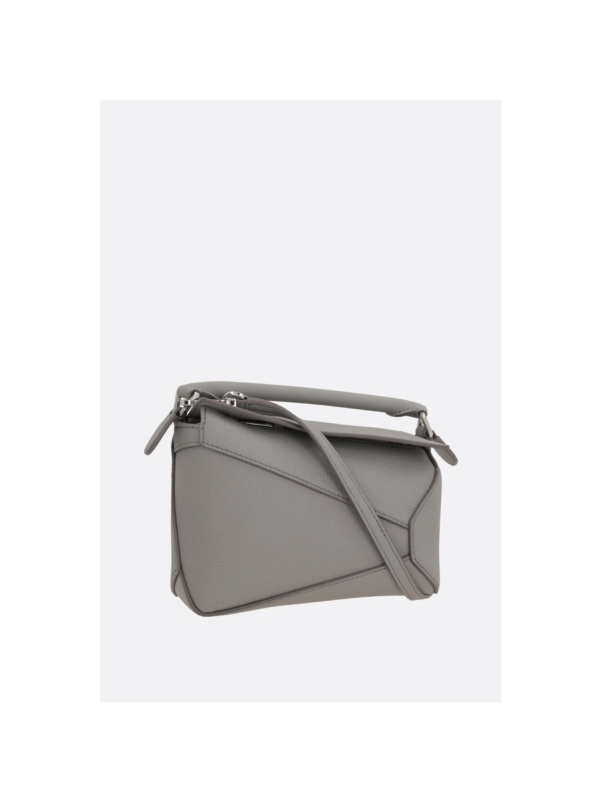 Puzzle Edge Mini Handbag In Grainy Leather-LOEWE-JOHN JULIA