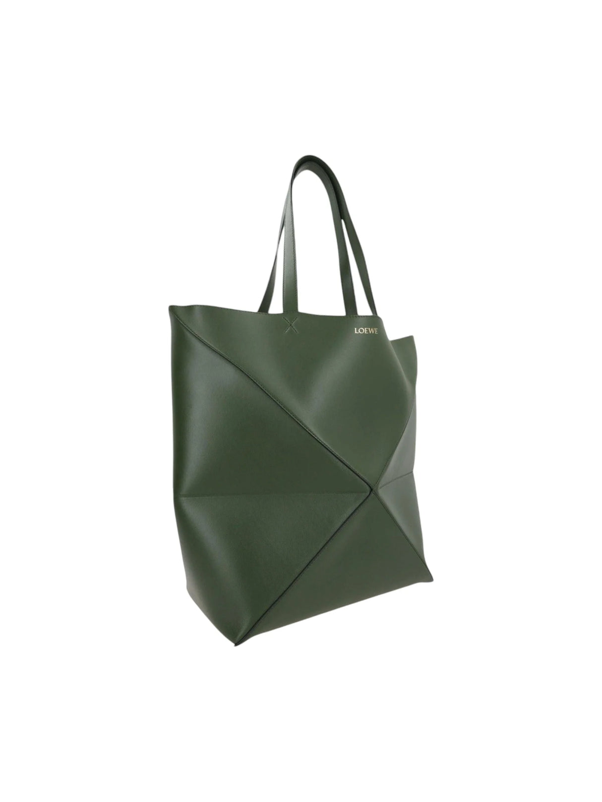 Puzzle Fold XL Smooth Leather Tote-LOEWE-JOHN JULIA