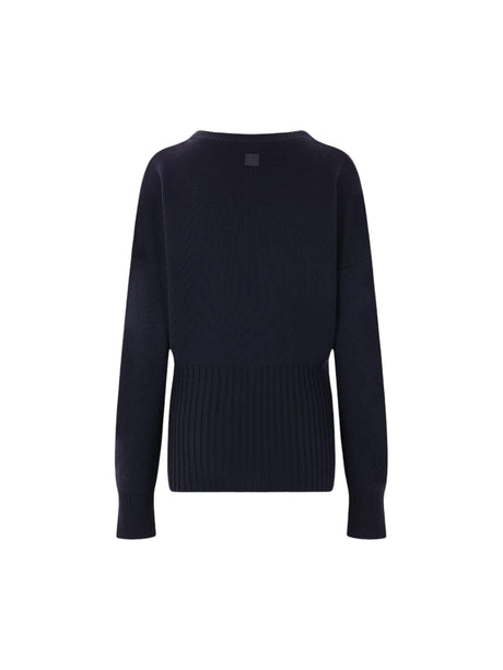 Ribbed Wool Sweater-LOEWE-JOHN JULIA