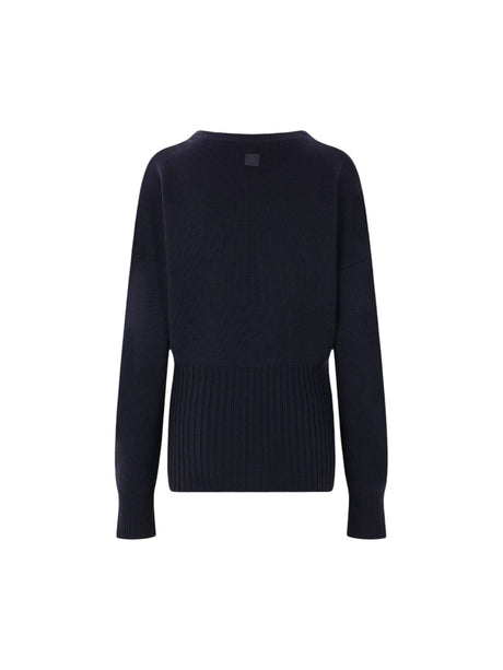 Ribbed Wool Sweater-LOEWE-JOHN JULIA