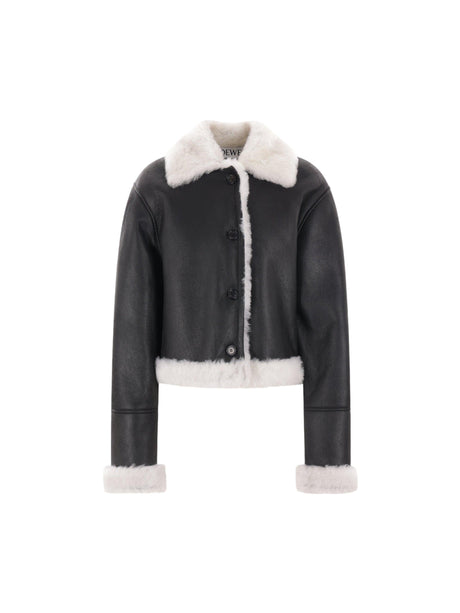 Shearling Jacket-LOEWE-JOHN JULIA