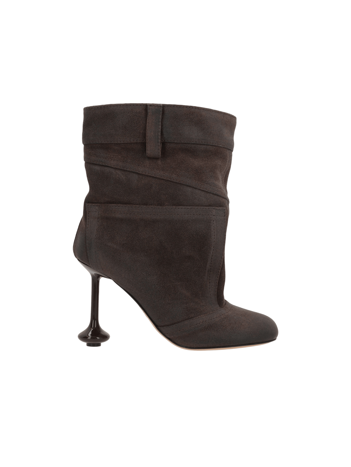 Toy Waxed Suede Ankle Boots-LOEWE-JOHN JULIA