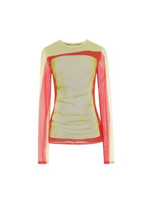 Trompe Loeil Mesh Top-LOEWE-JOHN JULIA