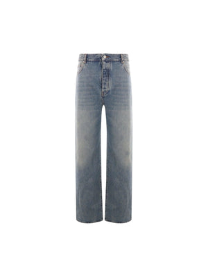 Wide-leg Denim Jeans-LOEWE-JOHN JULIA