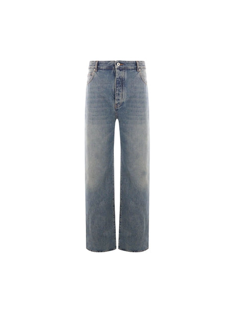 Wide-leg Denim Jeans-LOEWE-JOHN JULIA