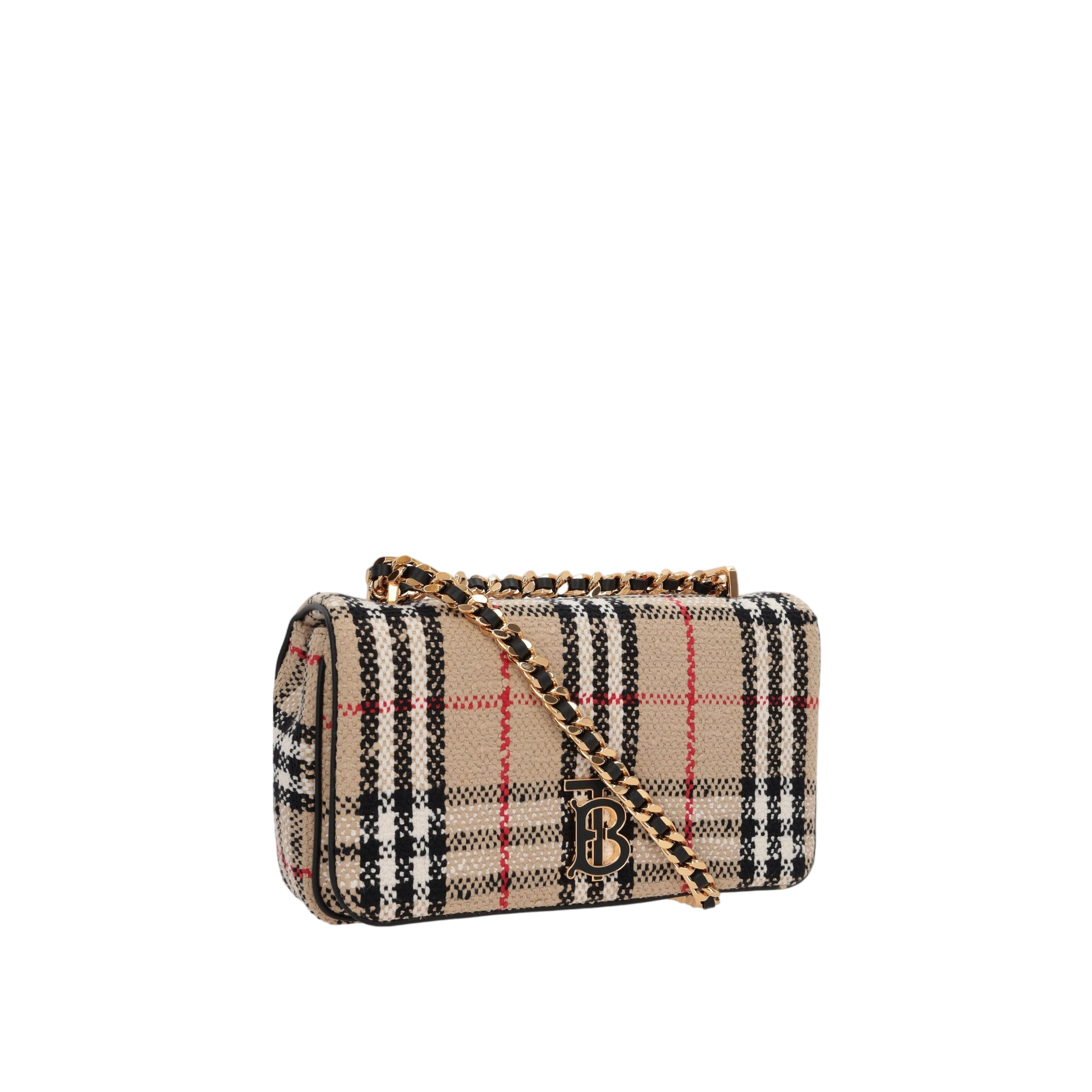 Lola Small Bouclé Shoulder Bag-BURBERRY-JOHN JULIA