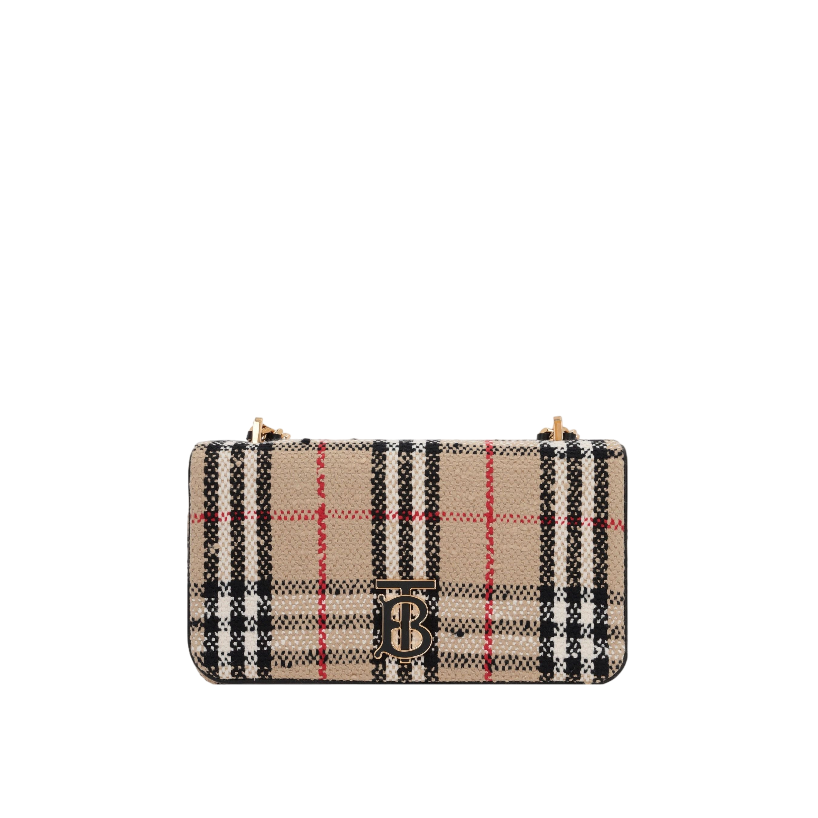 Lola Small Bouclé Shoulder Bag-BURBERRY-JOHN JULIA