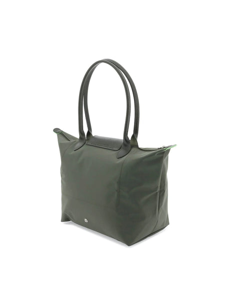 Le Pliage Green L Shoulder Bag