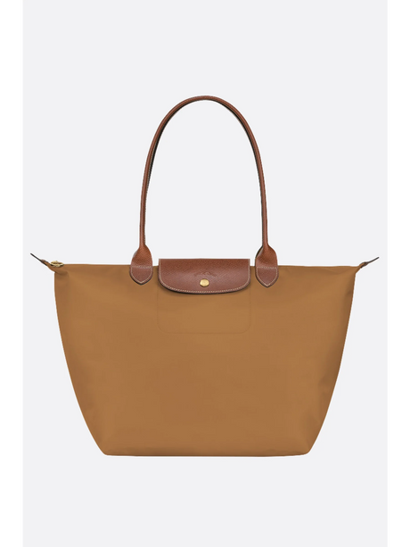 Le Pliage Leather Tote Bag-LONGCHAMP-JOHN JULIA