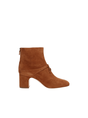 Maxi Charms Suede Ankle Boots-LORO PIANA-JOHN JULIA