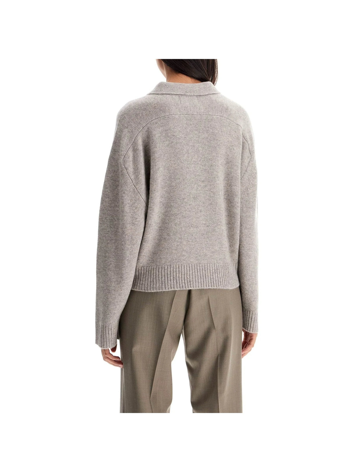 Cashmere Polo Pullover For Men